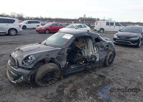 2013 Mini Coupe Cooper S z USA, uszkodzony, nr VIN WMWSX3C54DT466335